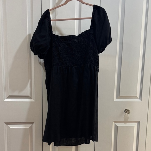 NWOT J. Crew Puff Sleeved Linen Mini Dress Plus Size 2X - Picture 6 of 12